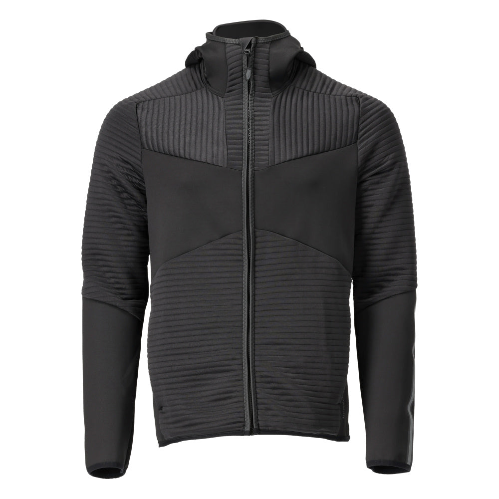 Mascot CUSTOMIZED  Fleece hoodie with zipper 22603 black