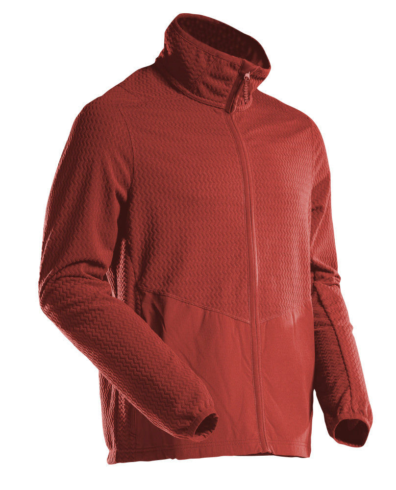 Mascot CUSTOMIZED  Microfleece jumper with zipper 22803 autumn red