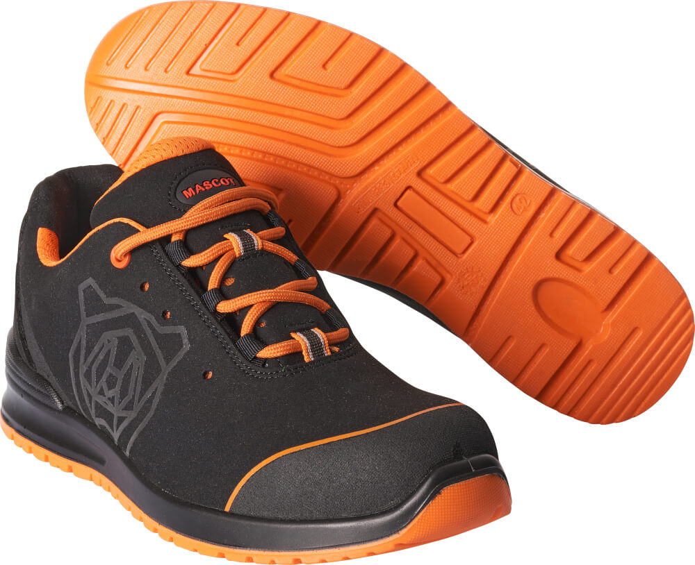 Mascot FOOTWEAR CLASSIC  Safety Shoe F0210 black/bright orange
