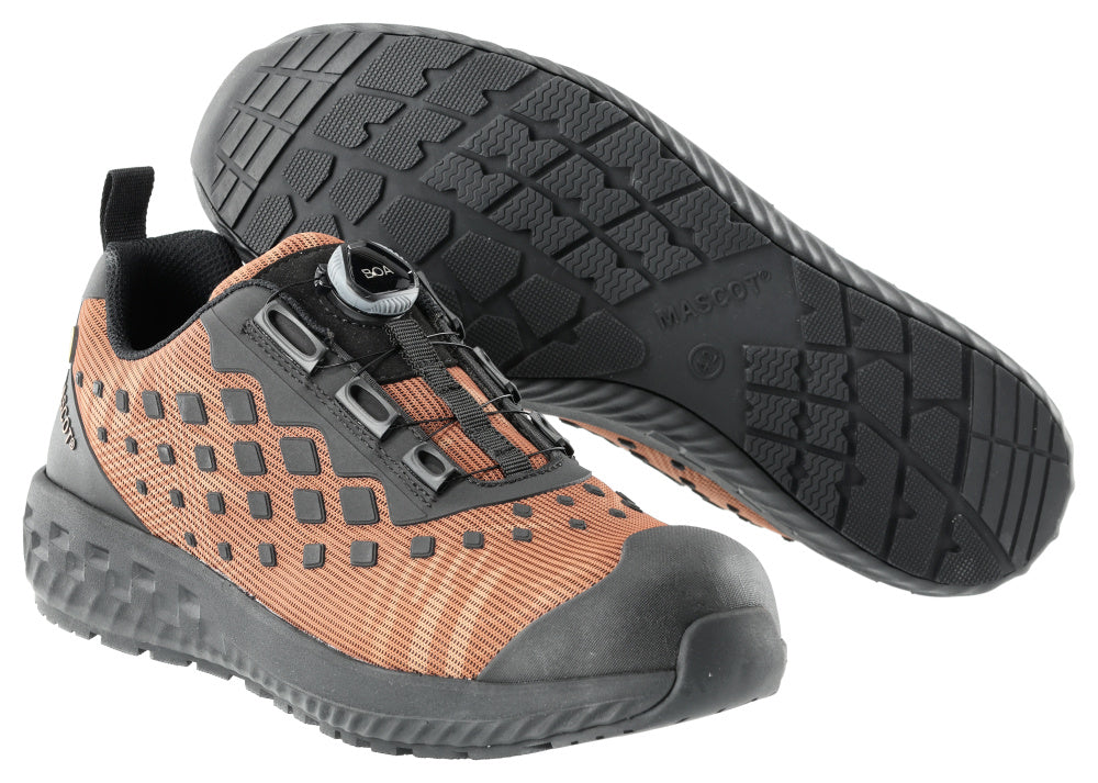 Mascot FOOTWEAR CUSTOMIZED  Safety Shoe F0650 nut brown/black